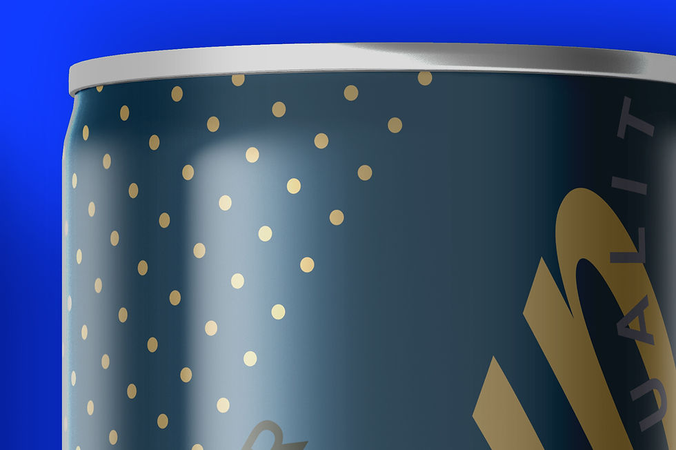 Thumbnail: Two Cans Energy Drink Mockup 250ml Top View