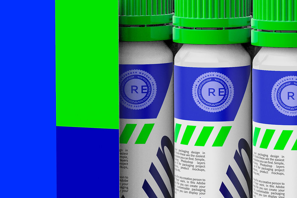 Thumbnail: Sport Nutrition Bottles Display Box Mockup