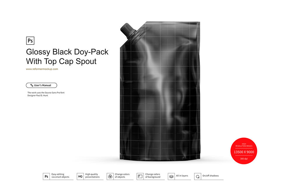 Thumbnail: Seven Doy-Pack With Top Cap Spout