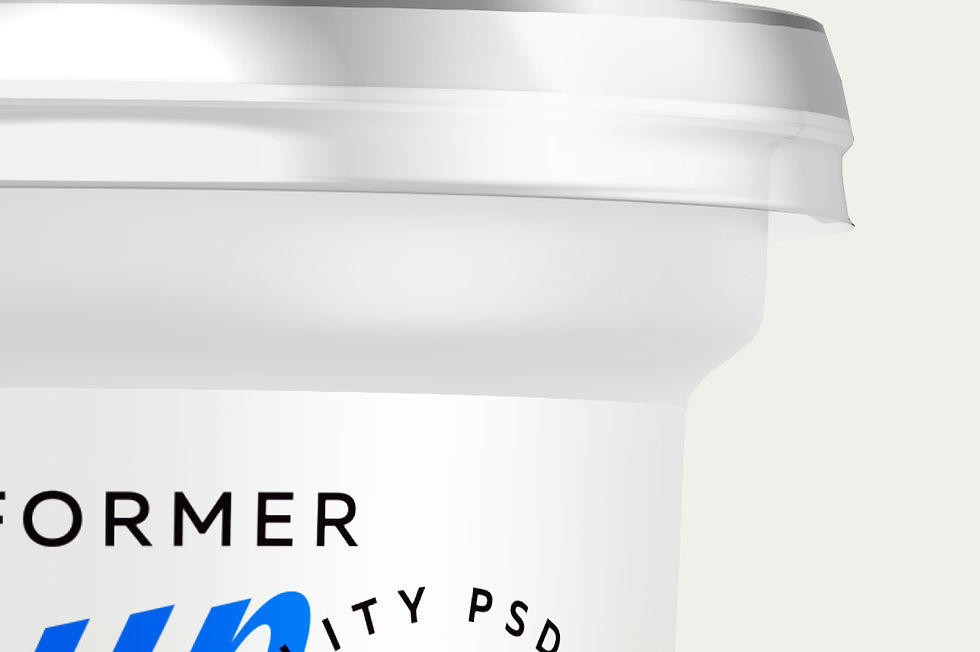 Thumbnail: Yogurt Cup Mockup 400g