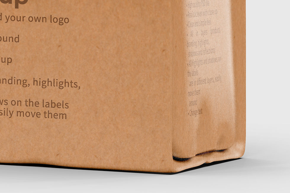 Thumbnail: Kraft Coffee Bag Mockup