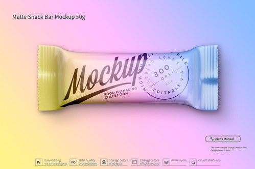 Download Matte Snack Bar Mockup Reformer Mockup