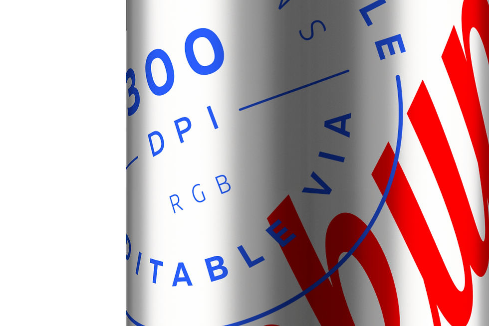 Thumbnail: Two Metallic Pu-Foam Tube Mockup 750ml