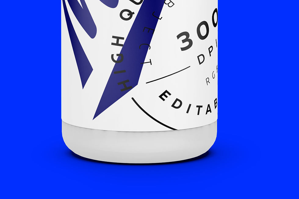 Thumbnail: Glossy Sport Nutrition Bottle Mockup 25ml