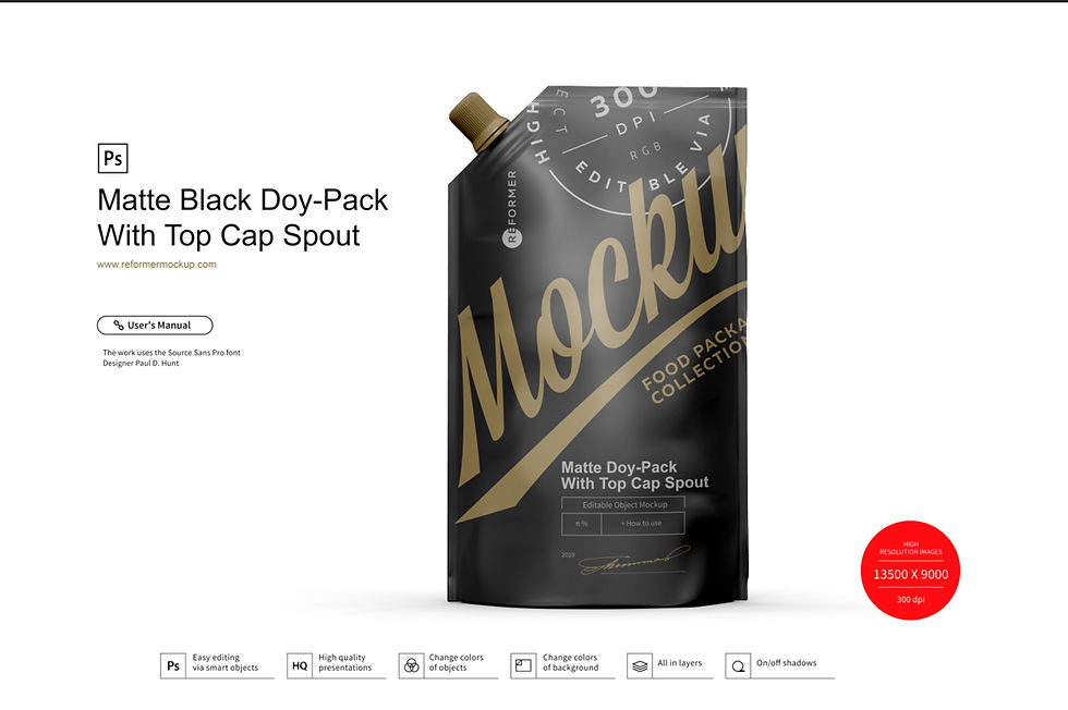 Thumbnail: Seven Doy-Pack With Top Cap Spout