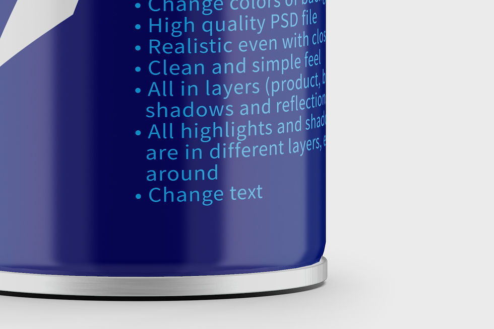 Thumbnail: Glossy Pu-Foam Tube Mockup 750ml