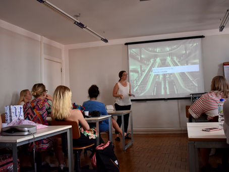 Discussão sobre a Indústria Brasileira de Moda com alunos da FP Academy da Holanda