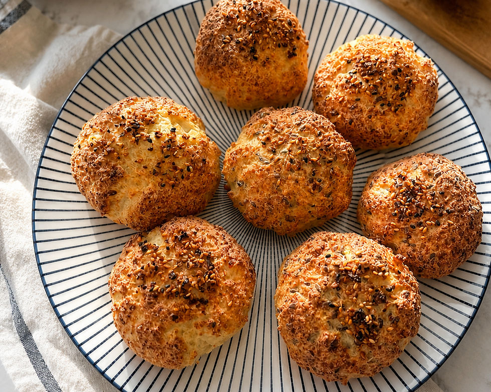 High Protein Cottage Cheese Buns