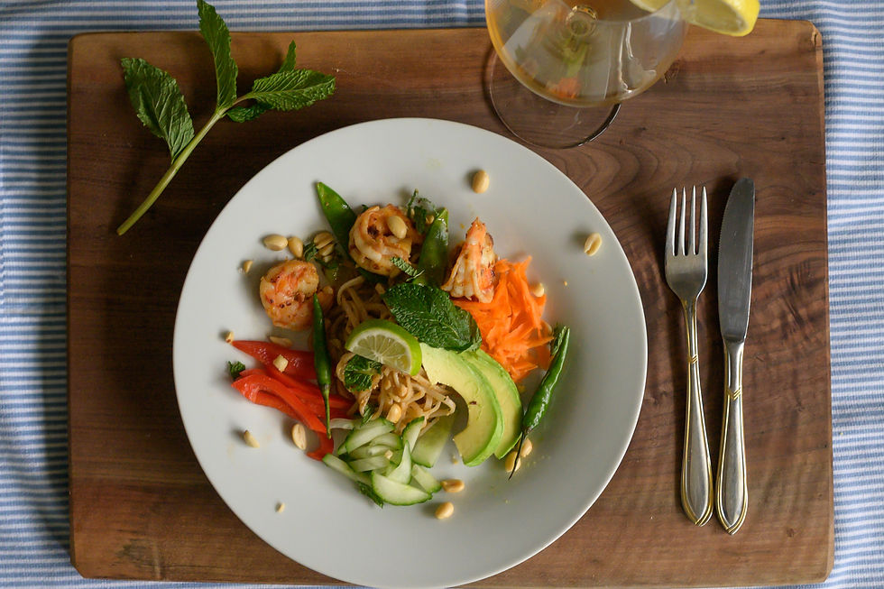 Balanced meal with protein and vegetables following the Metabolic Balance Program 
