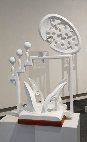 White Sculpture Remonstrating with Infinity (2024)