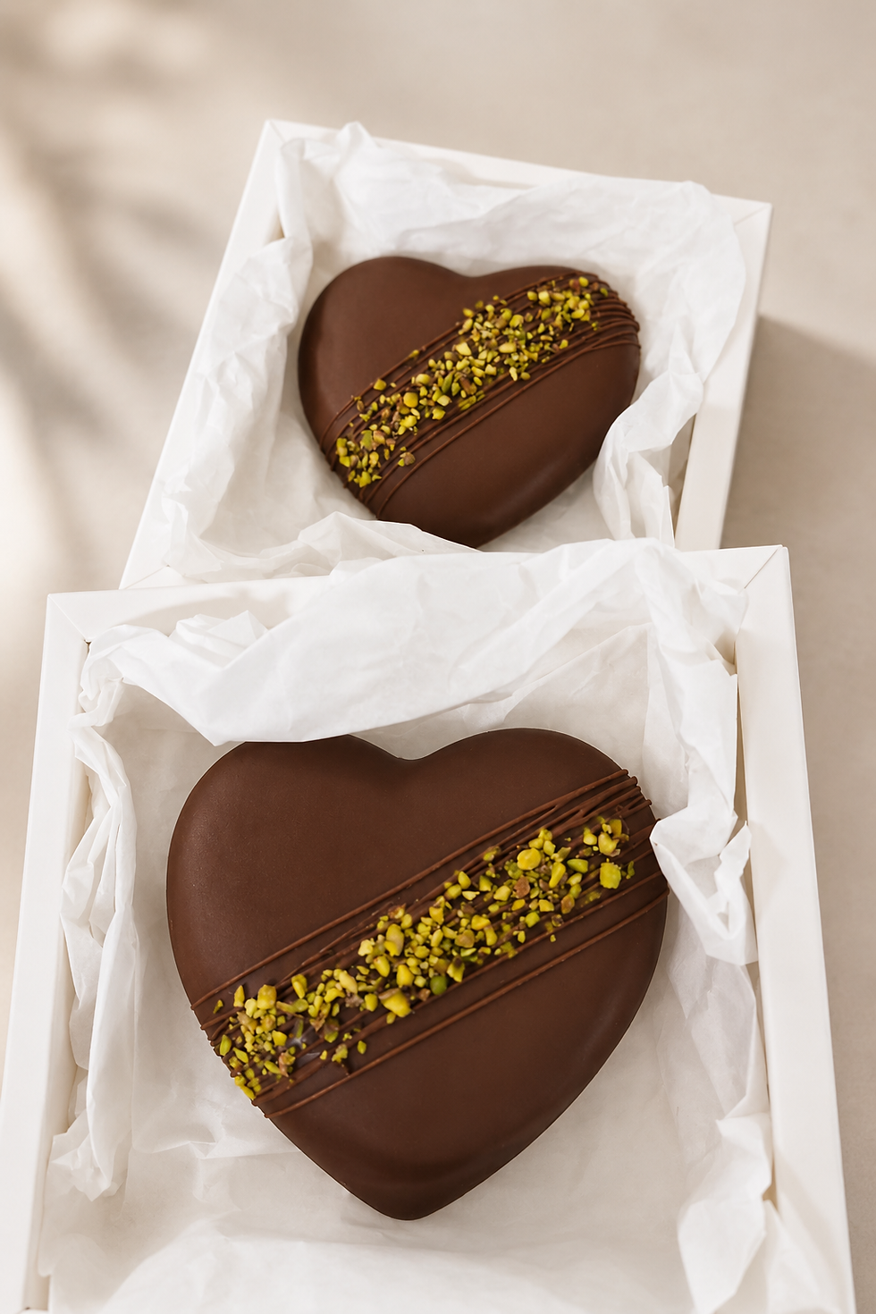 Прев'ю: Фісташкове серце — craft chocolate