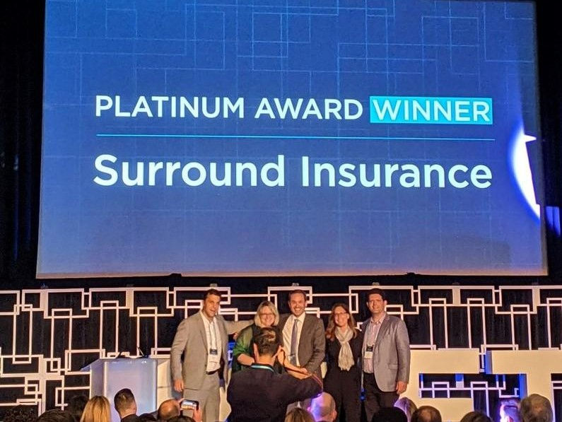Surround Insurance wins Platinum Award at MassChallenge
