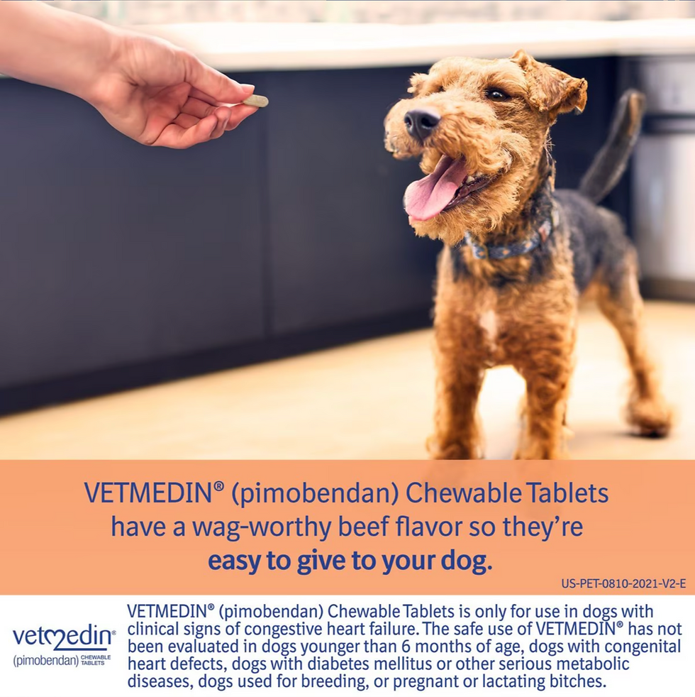 Thumbnail: Vetmedin (Pimobendan) Chewable Tablet for Dogs (50 ct bottle)