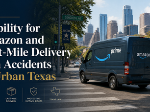 Liability for Amazon and Last-Mile Delivery Van Accidents in Urban Texas