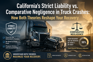 California's Strict Liability vs. Comparative Negligence in Truck Crashes: How Both Theories Reshape Your Recovery (hero image)