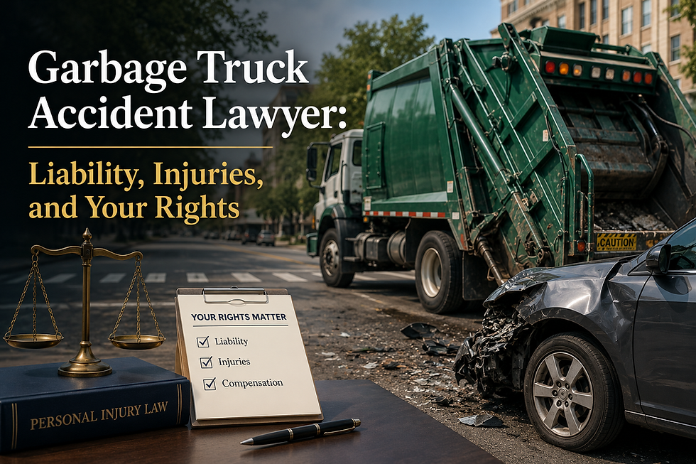 Garbage Truck Accident Lawyer: Liability, Injuries, and Your Rights