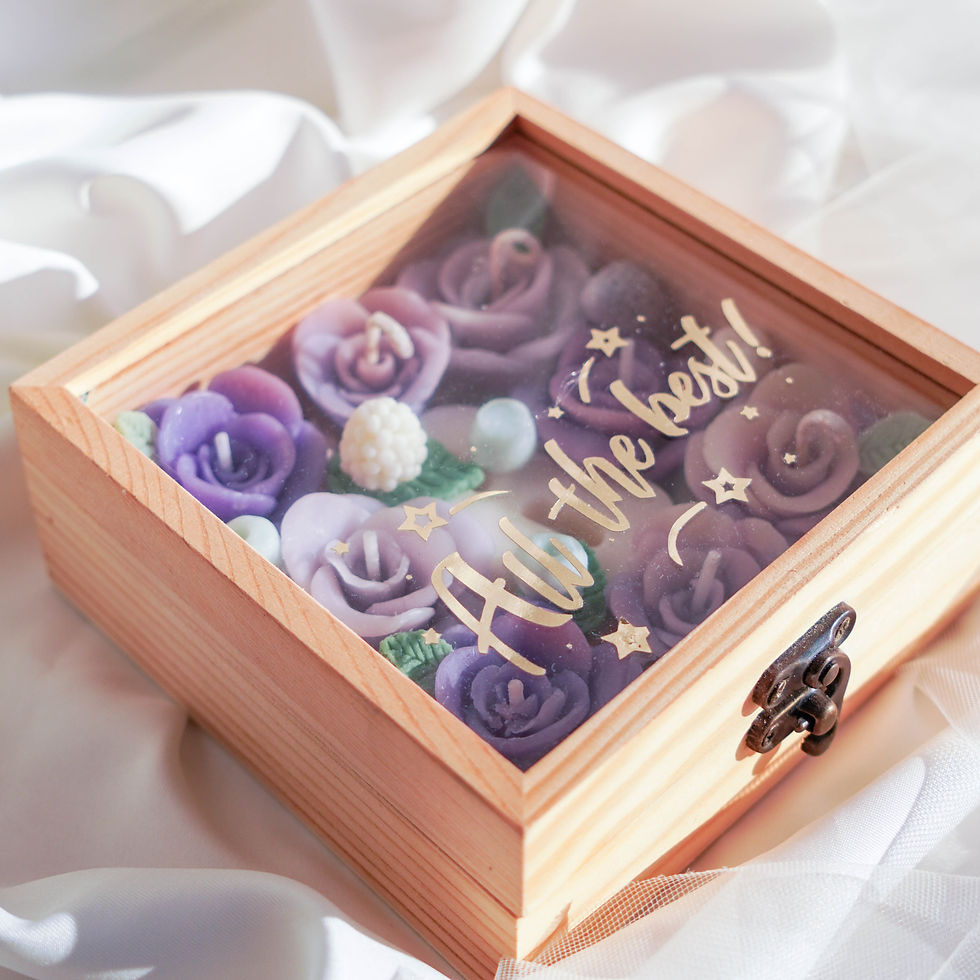 Thumbnail: rose candle flower box