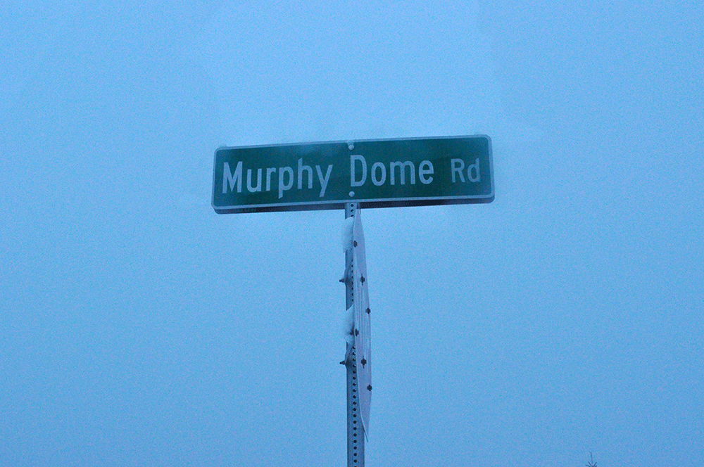 The road to Murphy Dome.