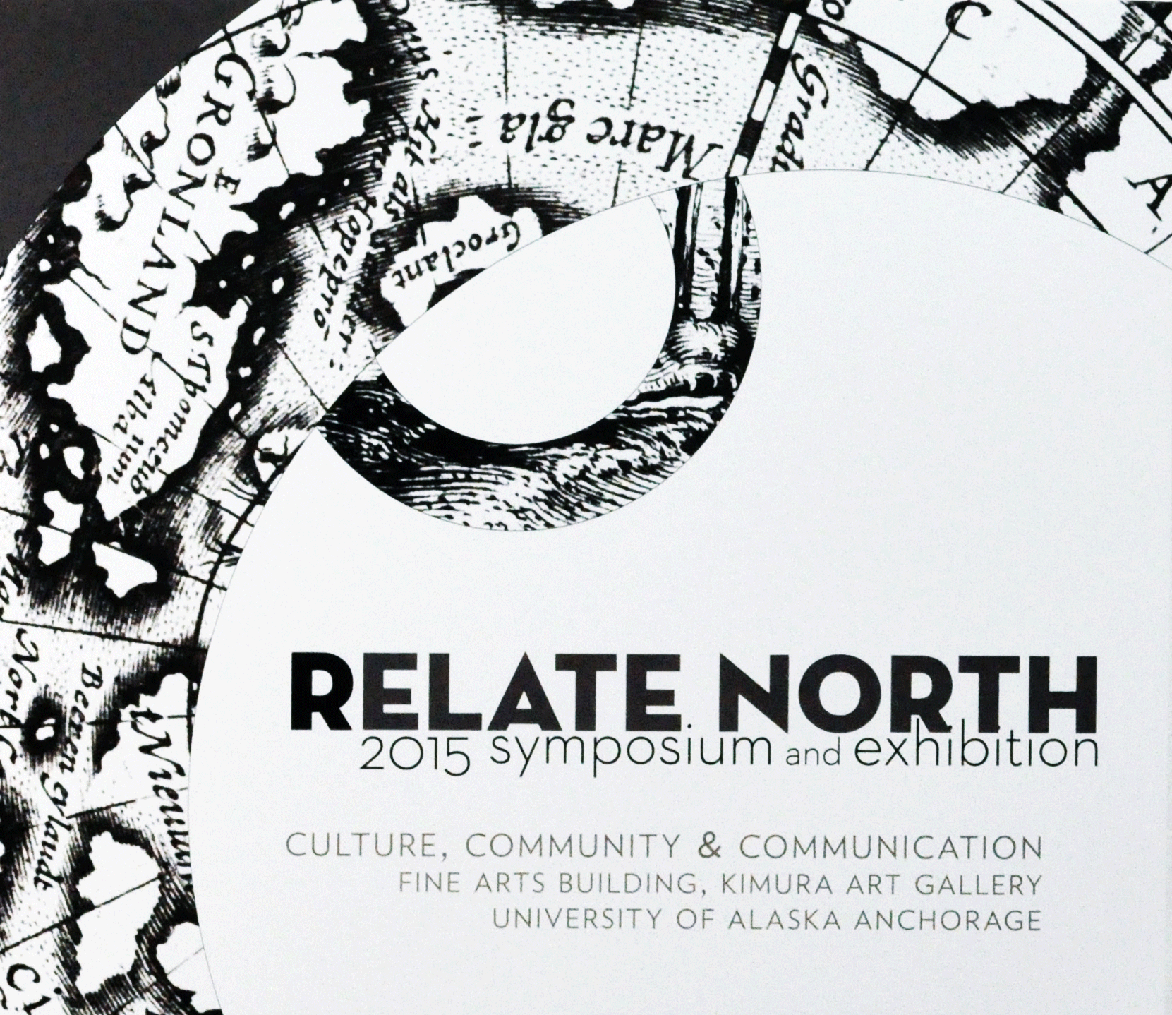 Poster for Relate North 2015 symposium and exhibiton