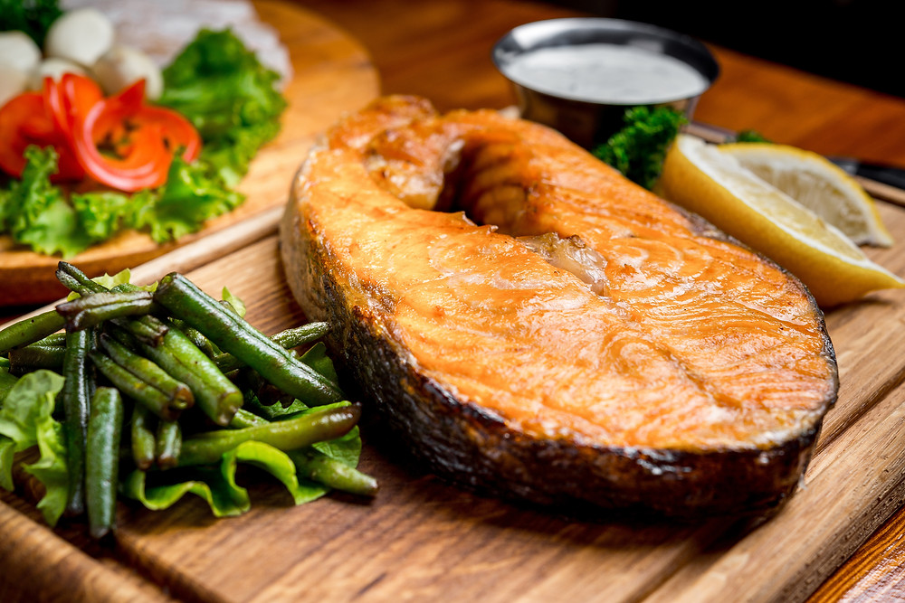 Rosetta's Farm Sesame Salmon Steak Recipe