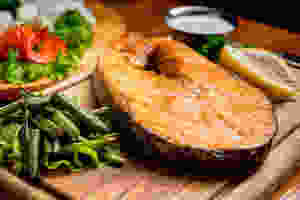 Rosetta's Farm Sesame Salmon Steak Recipe