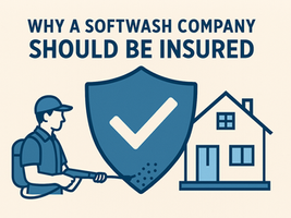 Why It’s Essential for Any Softwash Company to Be Fully Insured