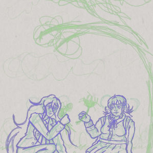 Izuru and Chiaki Sketch