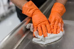 JobSelect Orange Vinyl Gloves