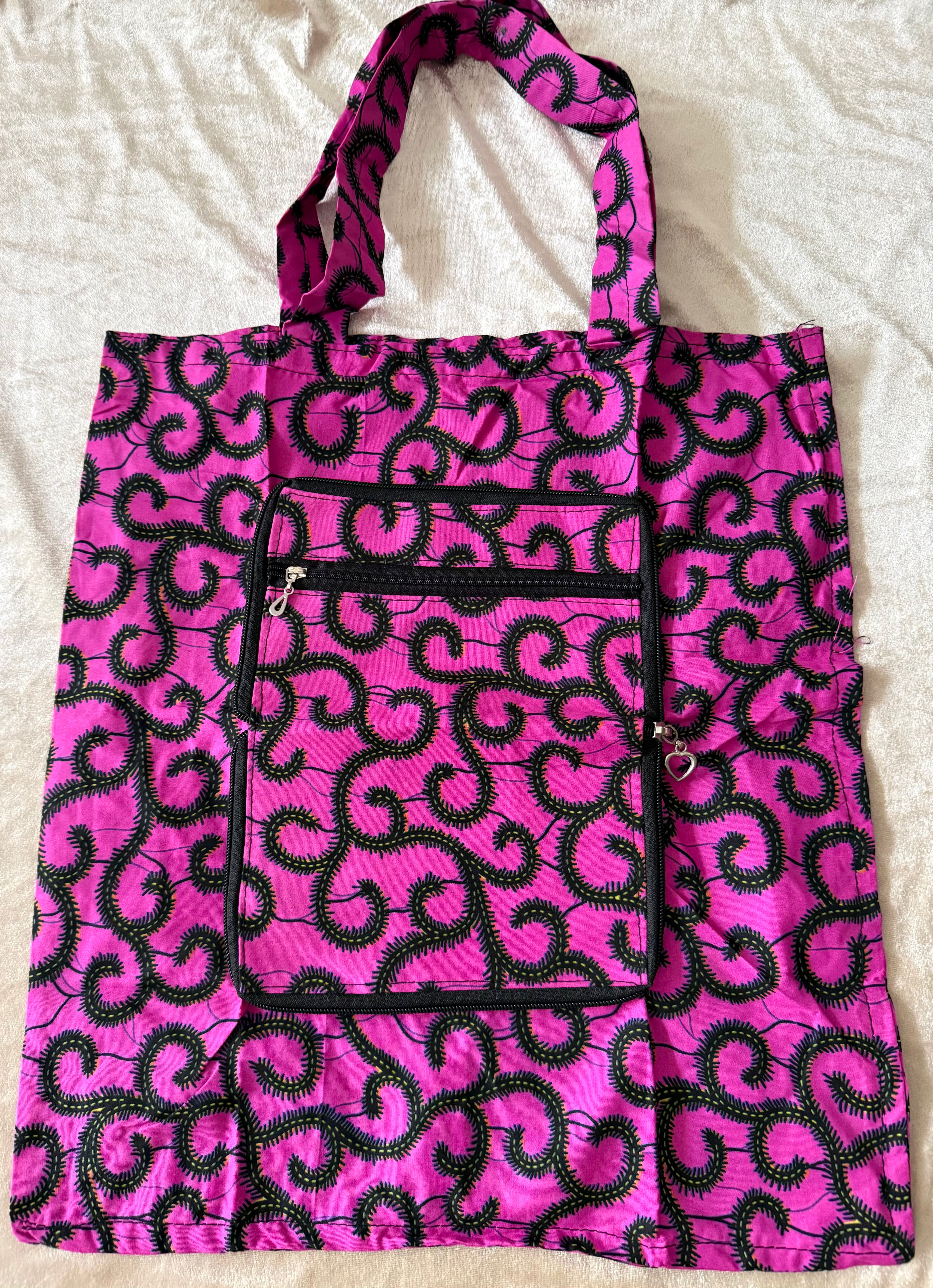 AFRIKA TASCHE SHOPPER FALTBAR