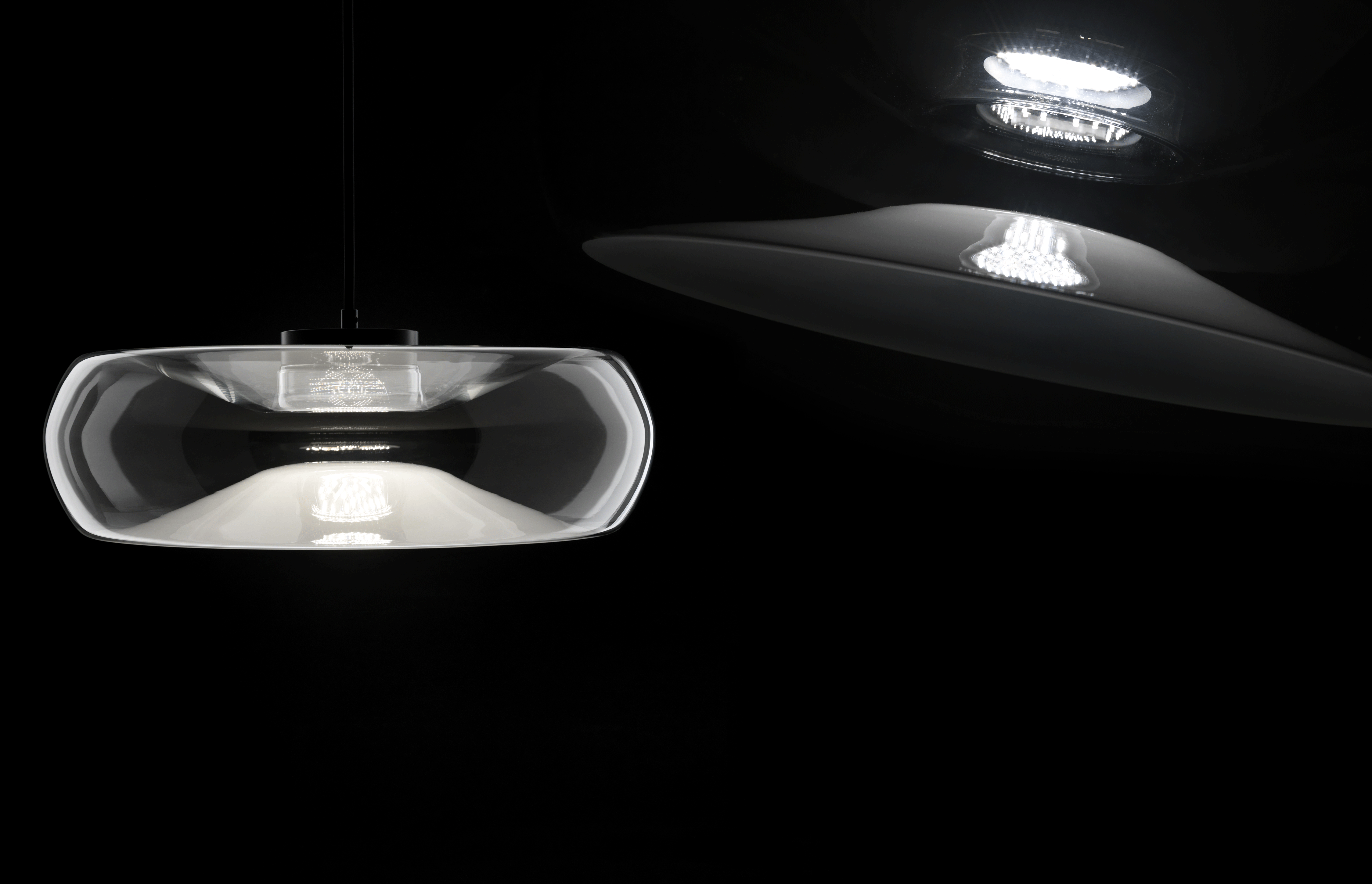 Canginietucci.Fold.design.led.blownglass
