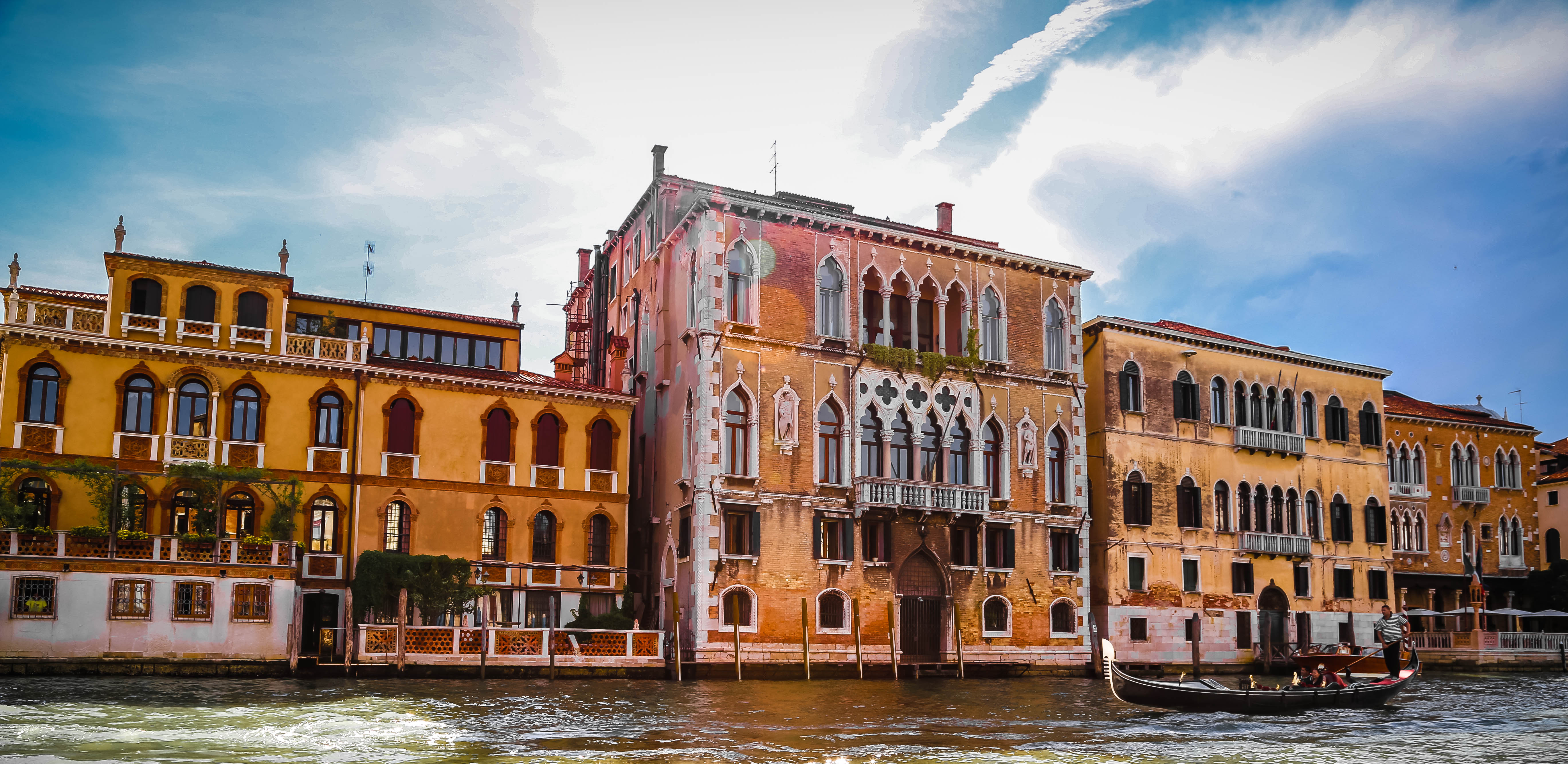 Gondolier on the Grand Canal