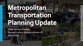 Metropolitan Transportation Planning Program Updates