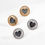 Thumbnail: Vintage Iridescent Shell Design Earrings