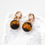 Thumbnail: Vintage Tiger Eye Dangle Earrings