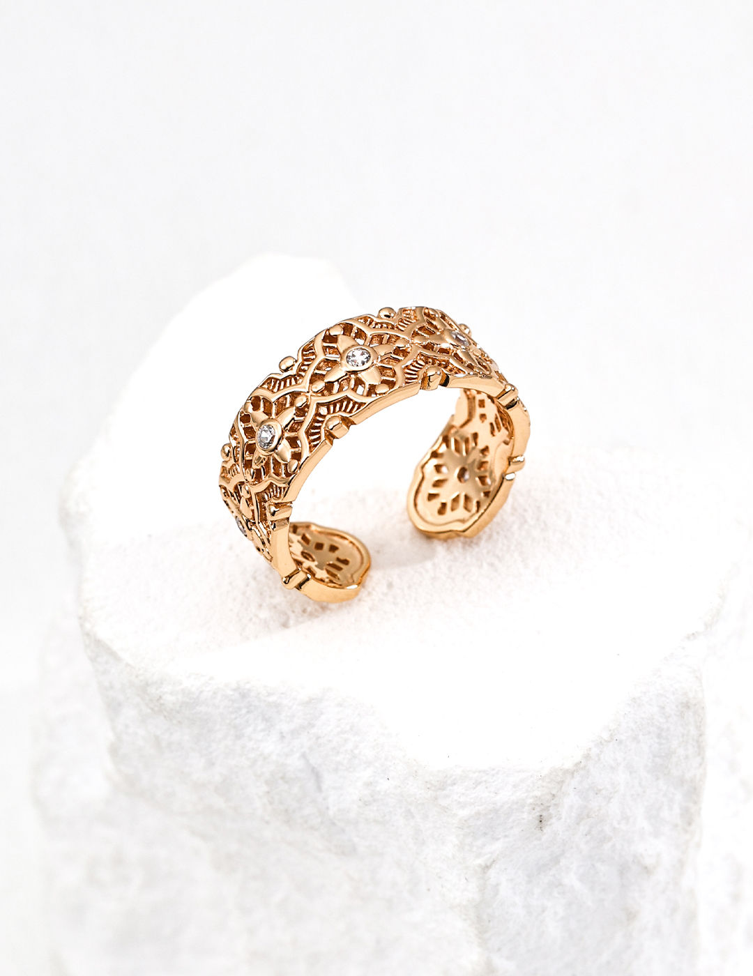 Vintage Elegant Bloom Ring