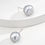 Thumbnail: Pure Silver Pearl Stud Earrings