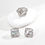 Thumbnail: Artistic Design Natural Pearl & Cubic Zirconia Ring