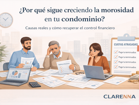 Morosidad en condominios: residentes revisando estados de cuenta y finanzas en CDMX