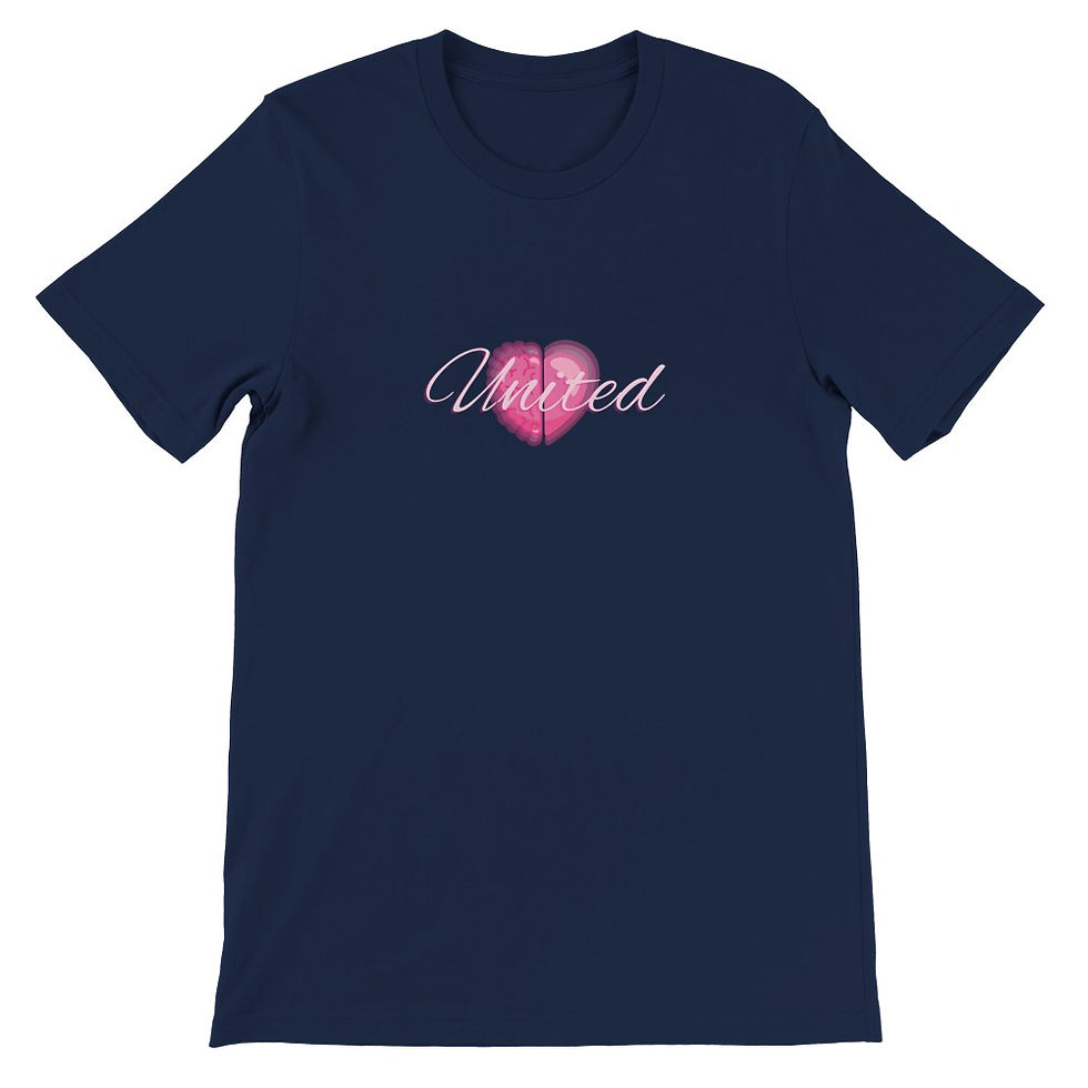 Thumbnail: United Heart & Mind | Premium Soft Unisex T-shirt | Yoga,