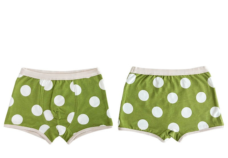 Green Polka Dot Boxer Brief