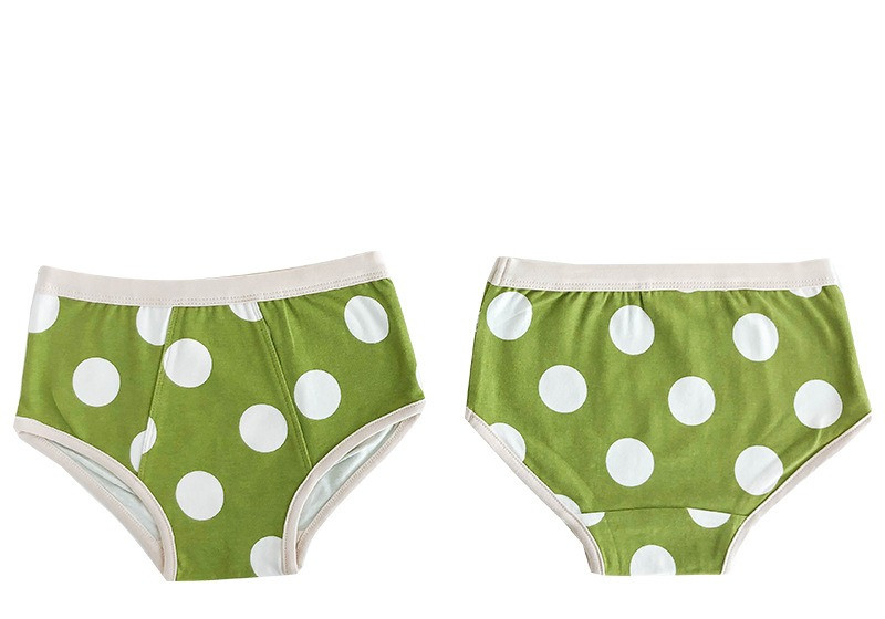 Green Polka Dot Brief