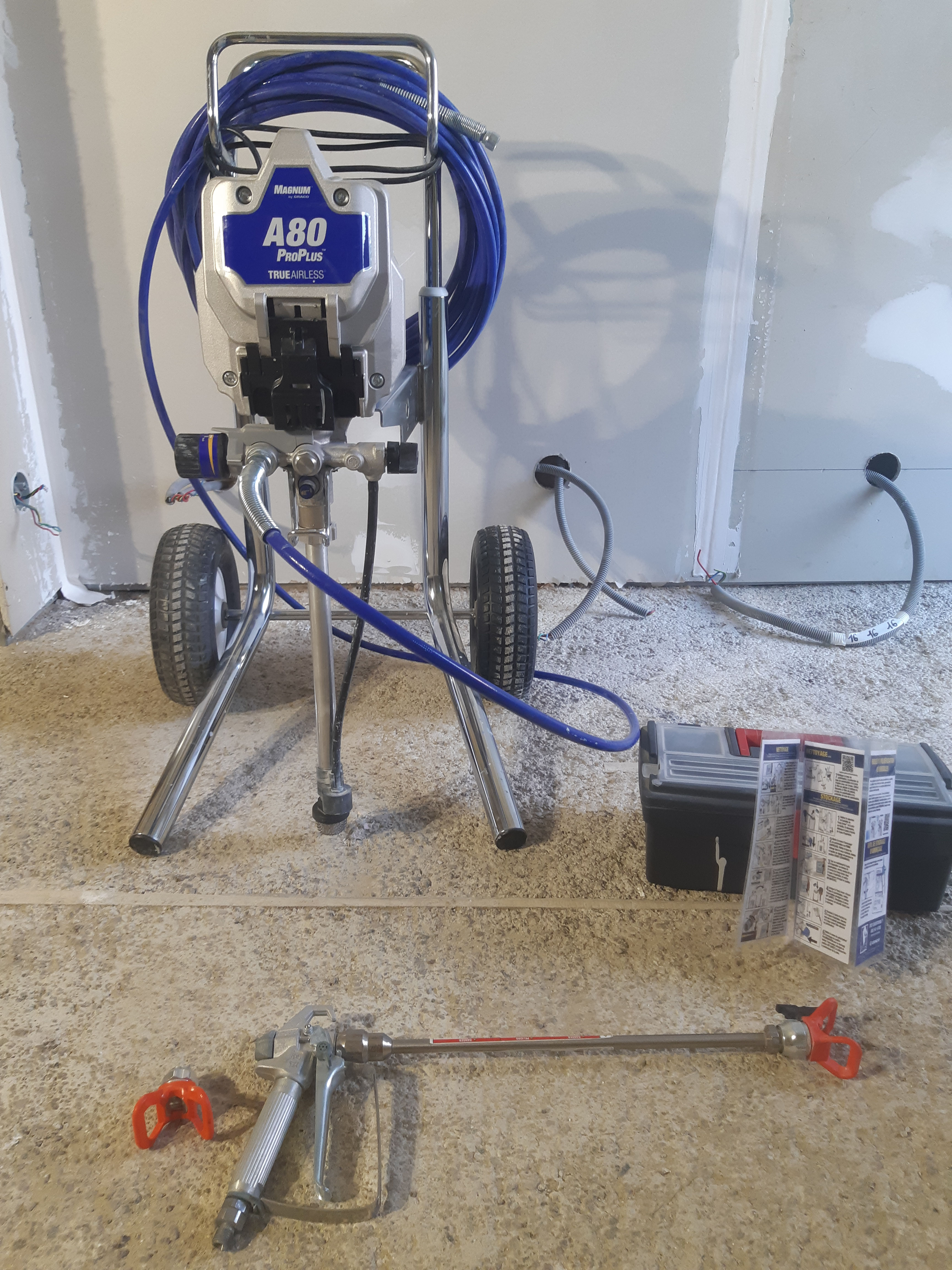 Airless GRACO A80 Plus pistolet peinture, enduit