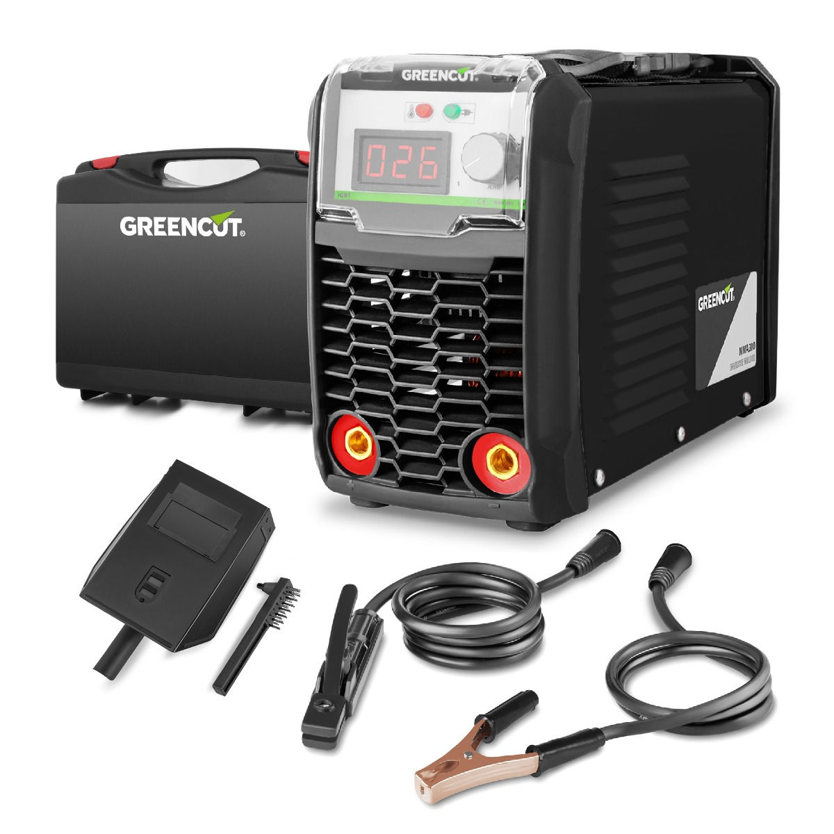 Poste à souder digital à l'arc MMA Inverter - 300A - Avec tous ses accessoires