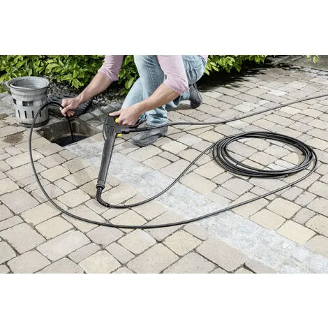 Miniature : KARCHER K7 180Bars Haut de gamme avec déboucheur furet et brosse terrasse d