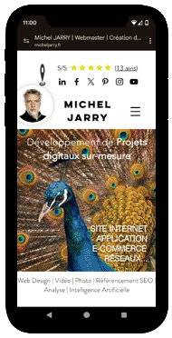 Site Web sur Mobile