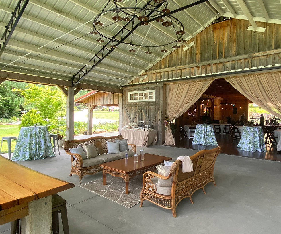 Lakeside Patio with Drapery