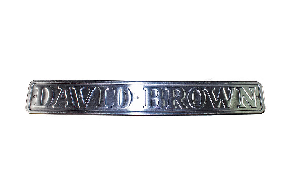 "David Brown" Badge