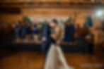 Bride and groom first dance