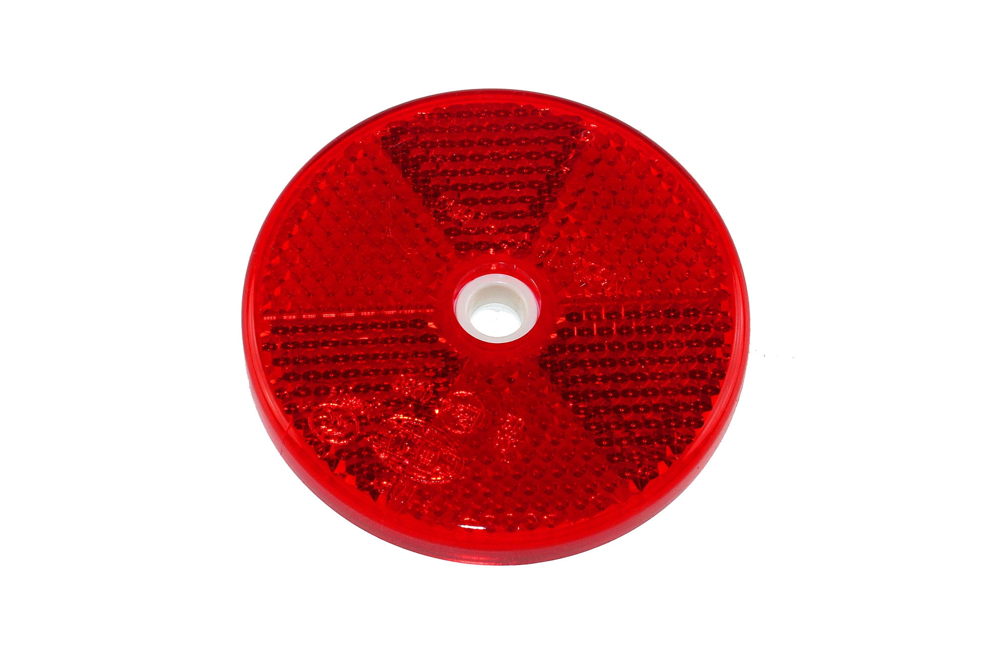 Rear reflector, red, 60mm. diameter, genuine Hella