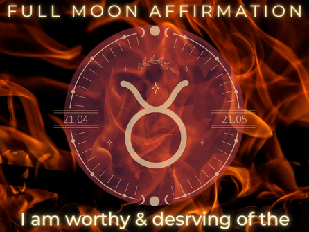 FULL MOON IN TAURUS ECLIPSE MUSINGS